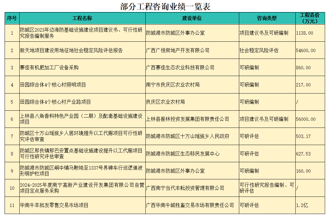 部分工程咨询业绩一览表.png